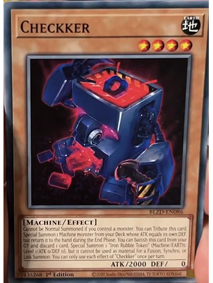 Checkker - BLZD-EN086 - Common 1st Edition