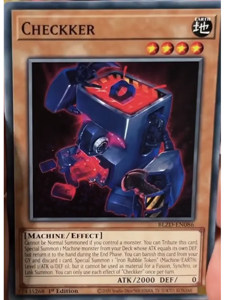 Checkker - BLZD-EN086 - Common 1st Edition 1