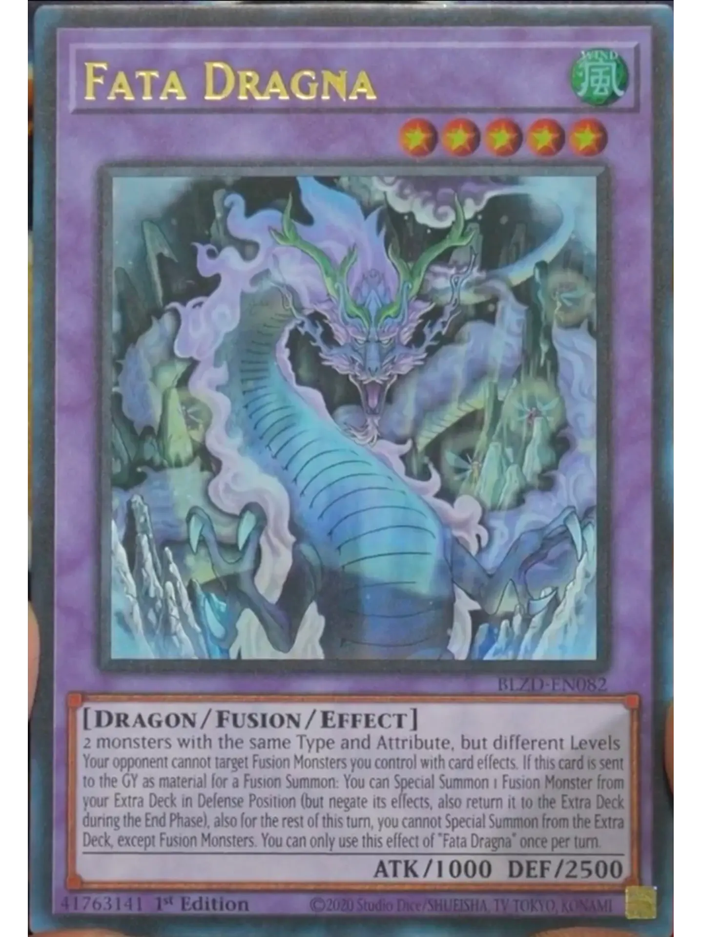 Fata Dragna - BLZD-EN082 - Starlight Rare 1st Edition 1