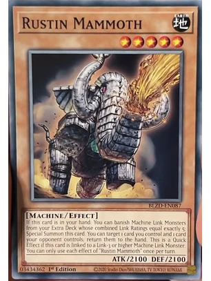 Rustin Mammoth - BLZD-EN087 - Common 1st Edition