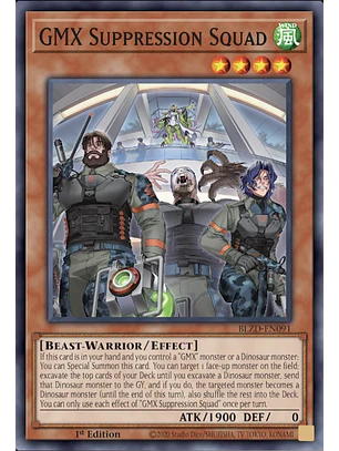GMX Suppression Squad - BLZD-EN091 - Common 1st Edition