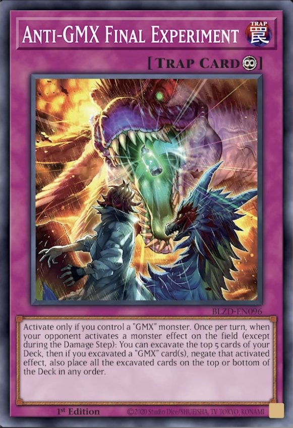 Anti-GMX Final Experiment - BLZD-EN096 - Super Rare 1st E