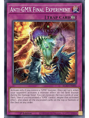 Anti-GMX Final Experiment - BLZD-EN096 - Super Rare 1st Edition