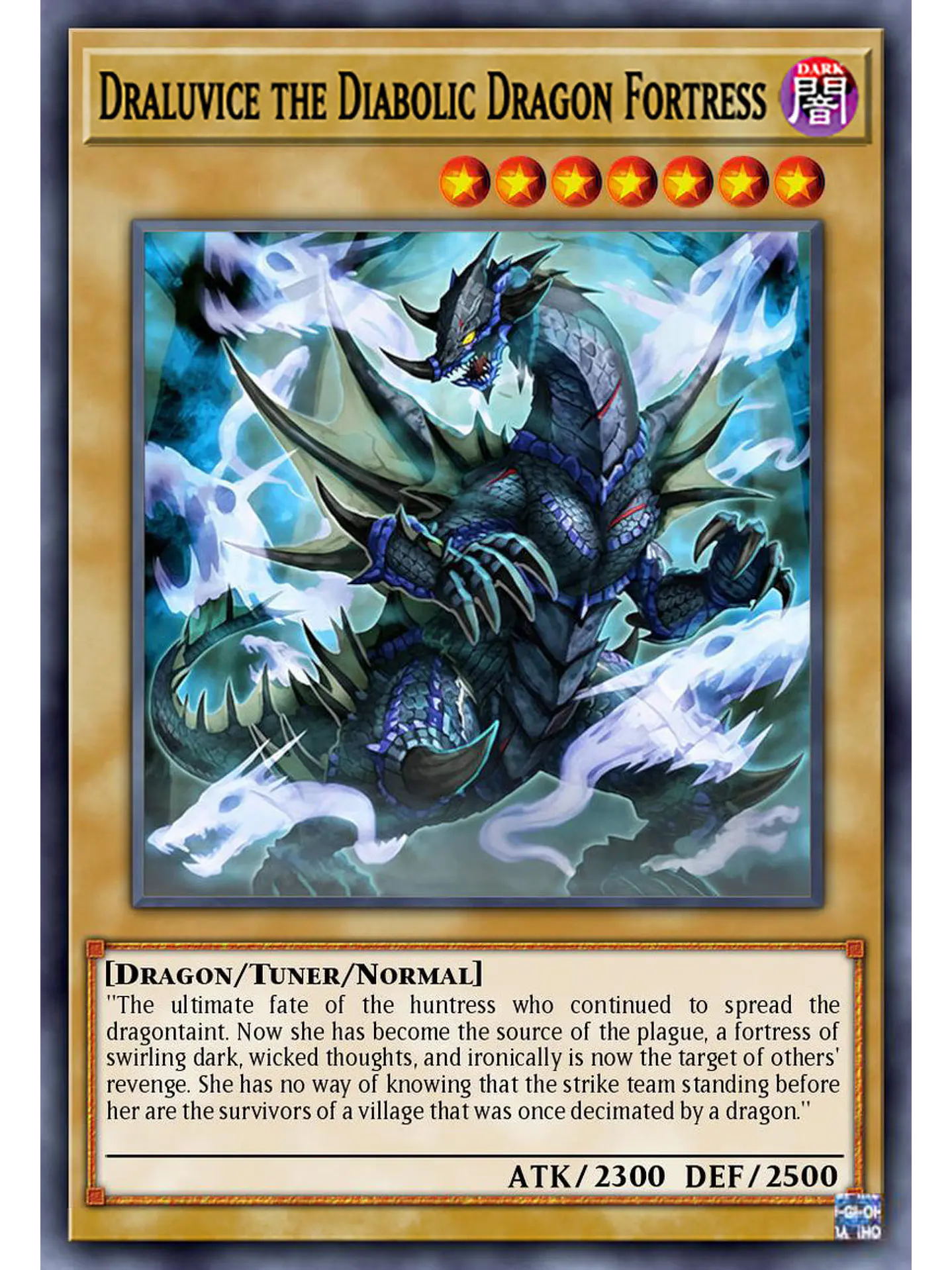 Draluvice the Diabolic Dragon Fortress - BLZD-EN097 - Common 1st Edition 1