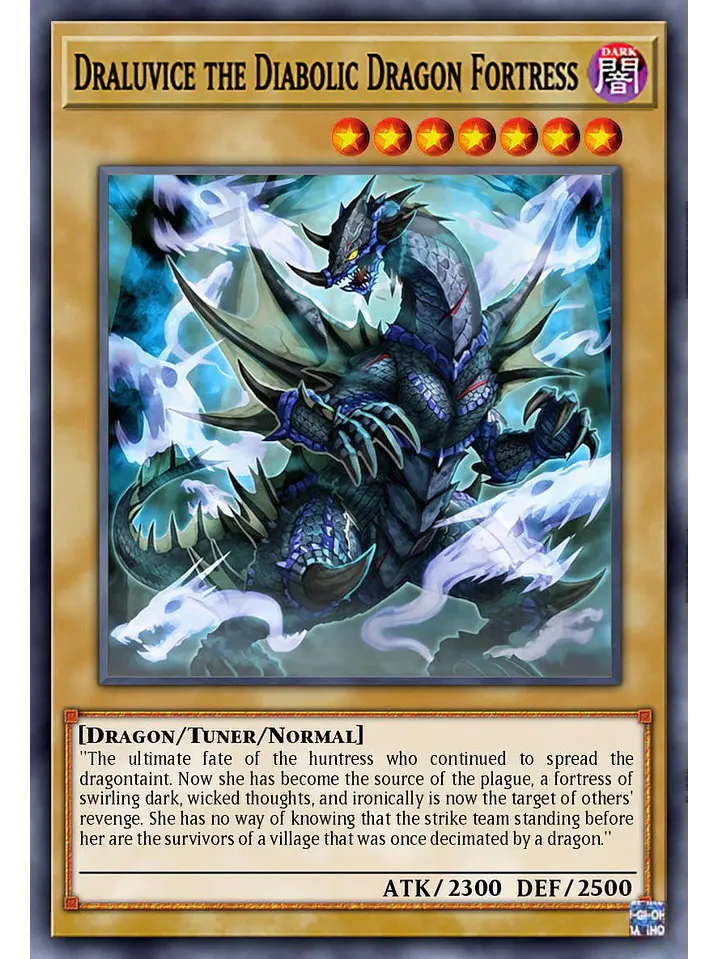 Draluvice the Diabolic Dragon Fortress - BLZD-EN097 - Common 1st Edition 1