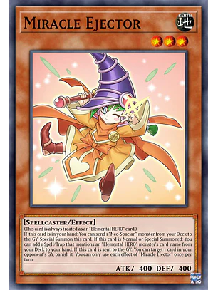 Miracle Ejector - BLZD-EN098 - Super Rare 1st Edition