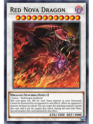 Red Nova Dragon - BLZD-EN101 - Starlight Rare 1st Edition