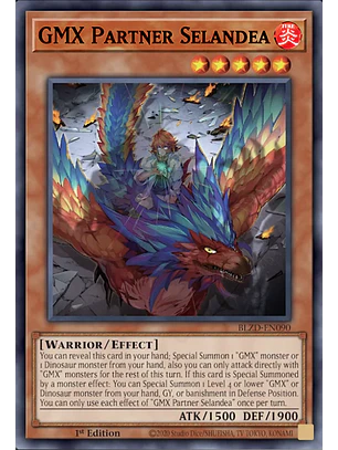 GMX Partner Selandea - BLZD-EN090 - Ultra Rare 1st Edition