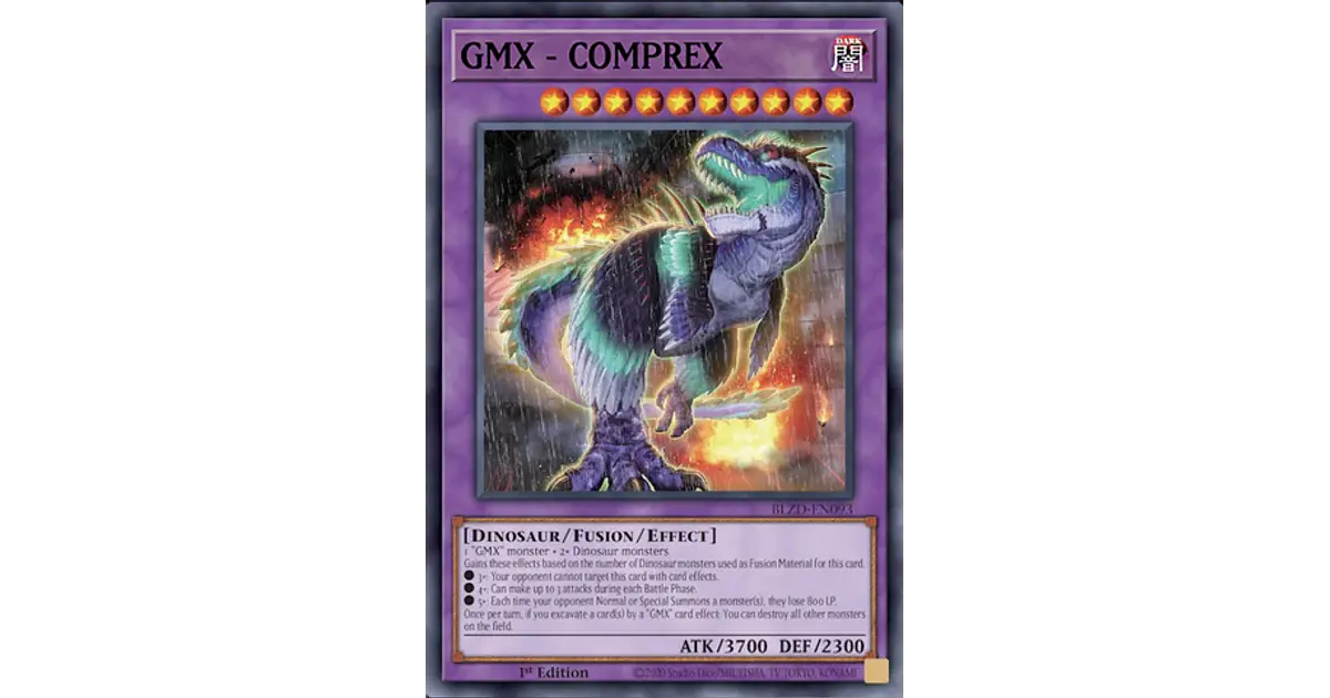 GMX - COMPREX - BLZD-EN093 - Starlight Rare 1st Edition