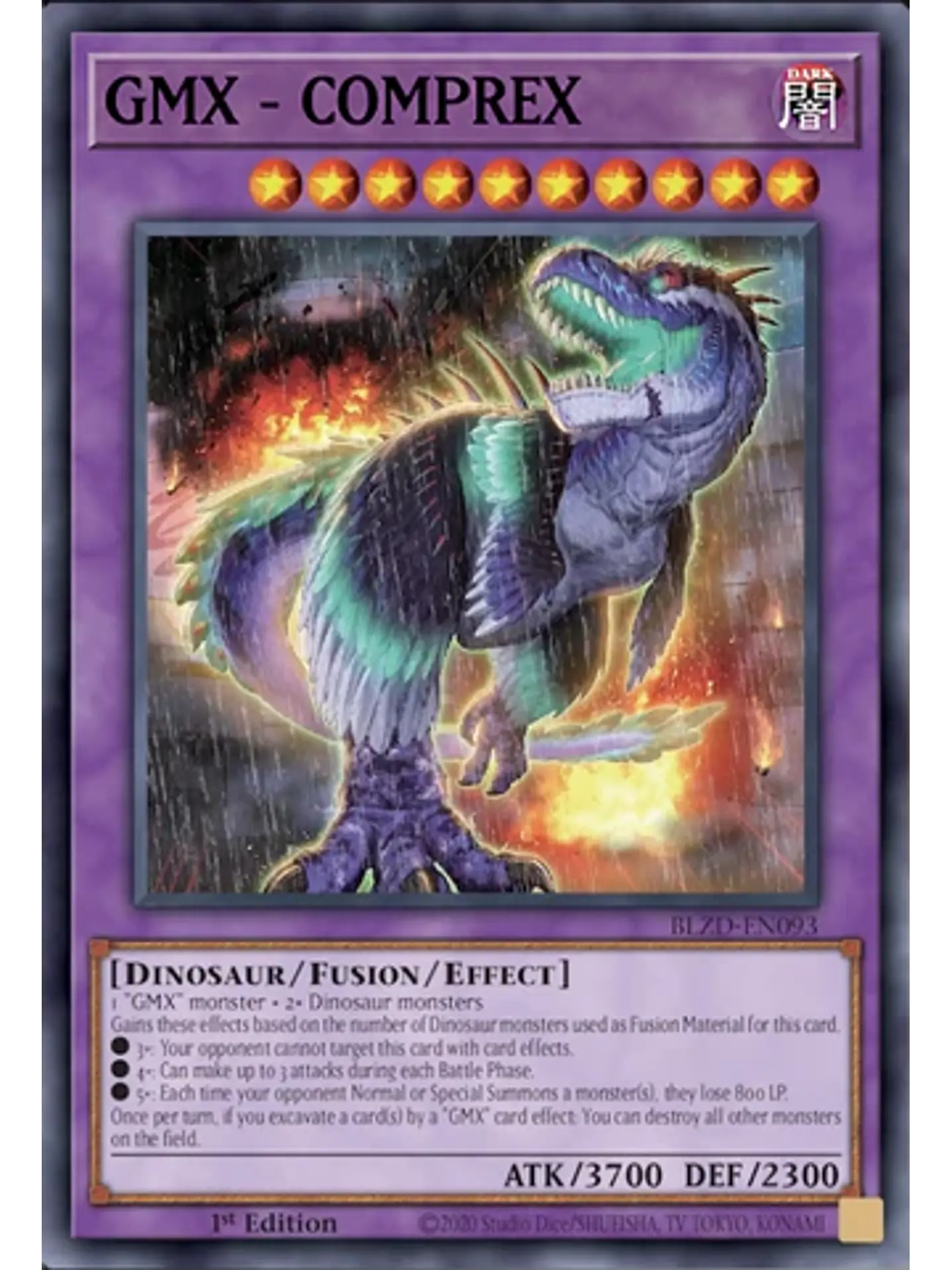 GMX - COMPREX - BLZD-EN093 - Starlight Rare 1st Edition 1