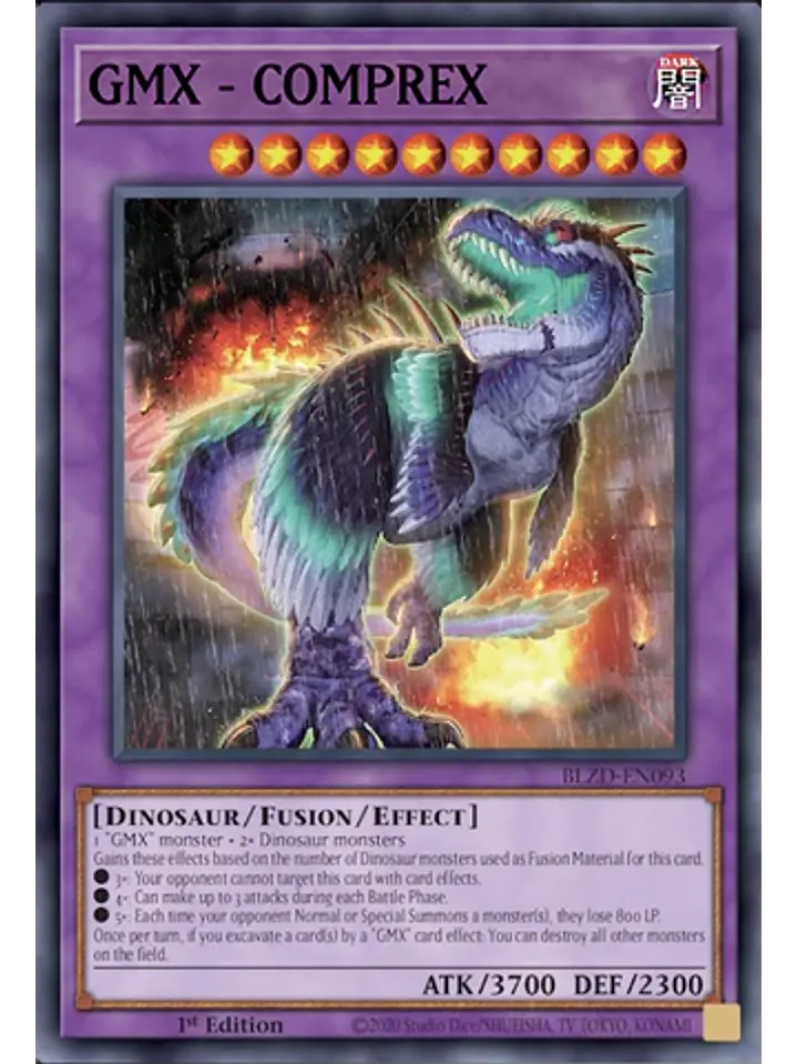 GMX - COMPREX - BLZD-EN093 - Starlight Rare 1st Edition 1