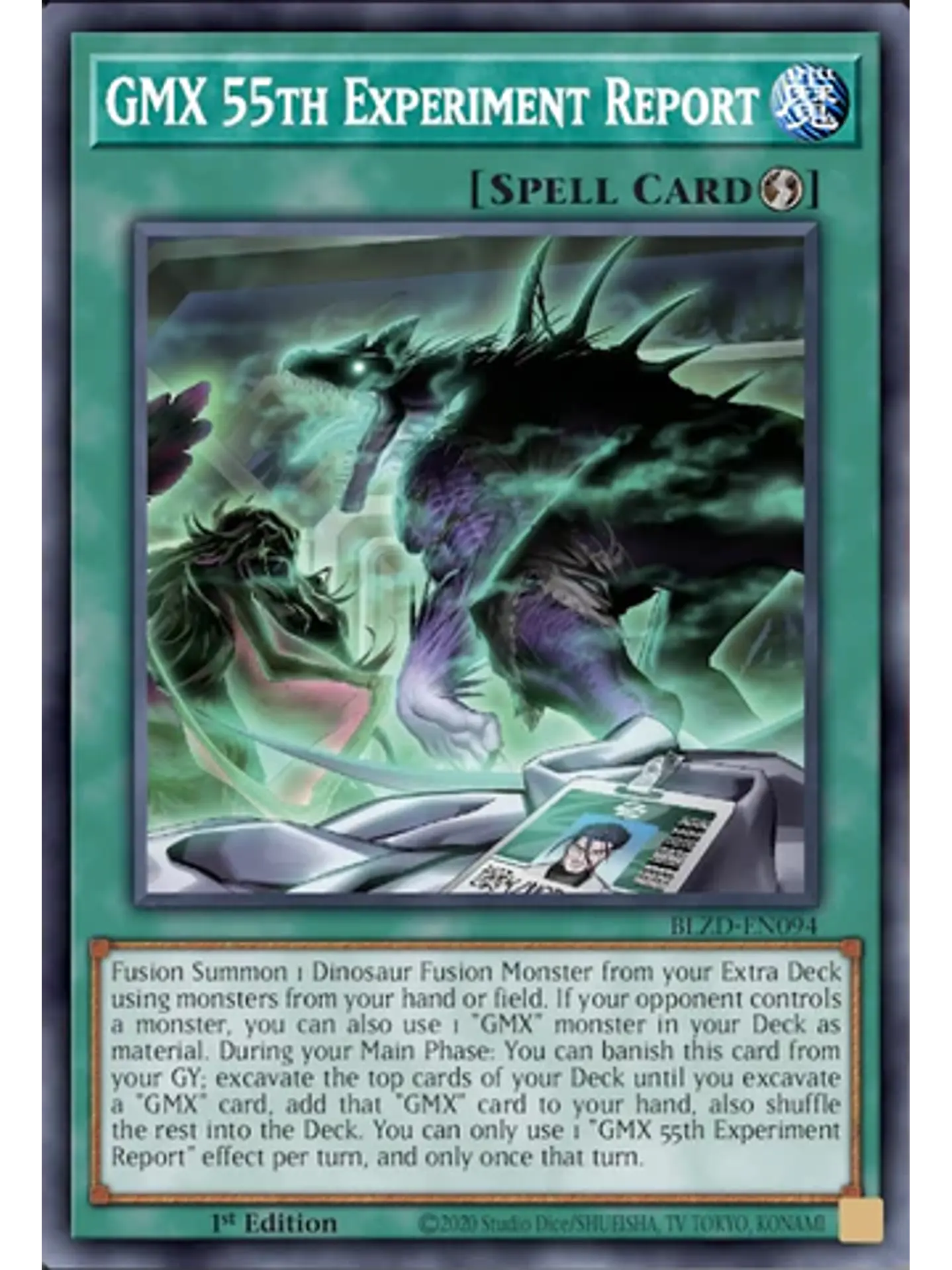 GMX 55th Experiment Report - BLZD-EN094 - Ultra Rare 1st Edition 1