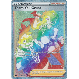 Team Yell Grunt - 210/202 - Hyper Rare