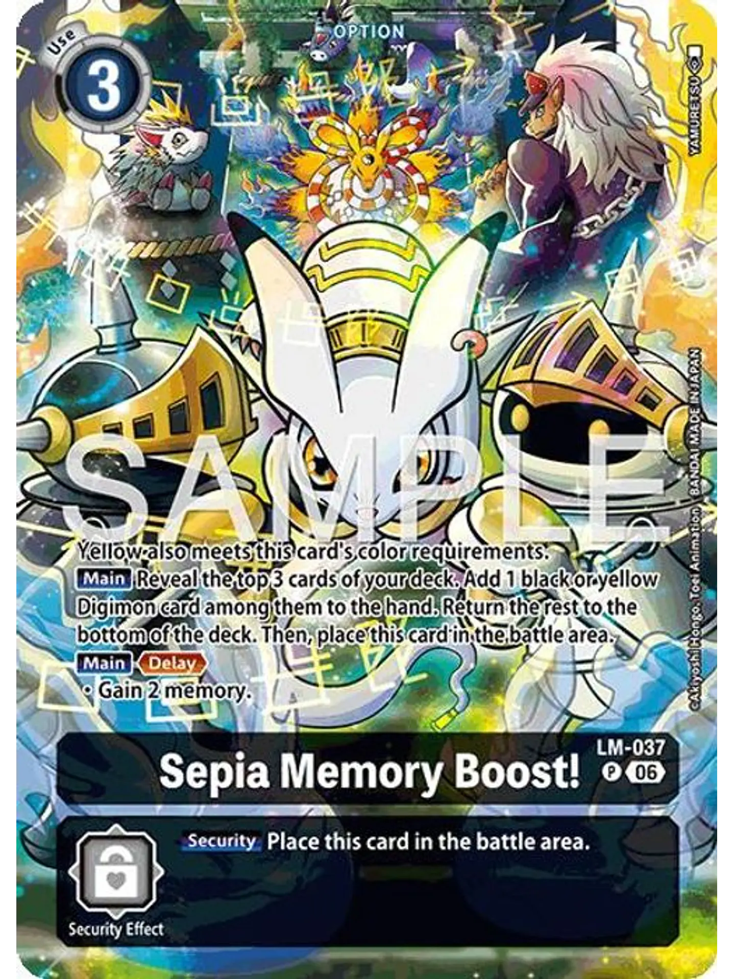 LM-037 (Alternate Art) Sepia Memory Boost! 1
