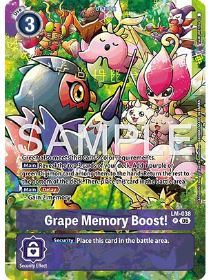 LM-038 (Alternate Art) Grape Memory Boost!