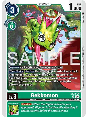 ST23-06 R Gekkomon