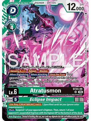 ST23-09 SR Atratusmon/Eclipse Impact