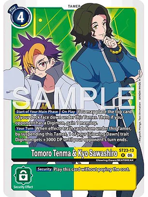 ST23-13 R Tomoro Tenma & Kyo Sawashiro