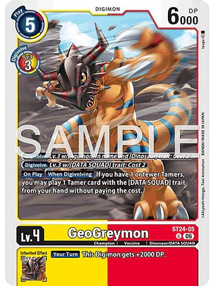 ST24-05 U GeoGreymon
