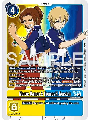 ST24-13 R Marcus Damon & Thomas H. Norstein