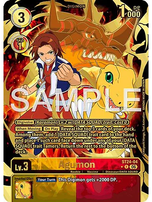 ST24-04 (Rare Pull) Agumon