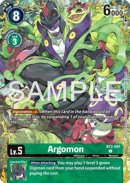 BT2-047 (Rare Pull) Argomon