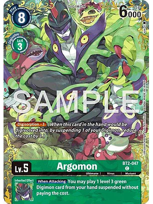 BT2-047 (Rare Pull) Argomon