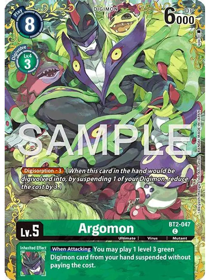 BT2-047 (Rare Pull) Argomon 1