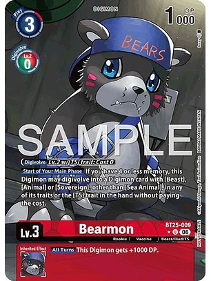 BT25-009 (Alternate Art) Bearmon