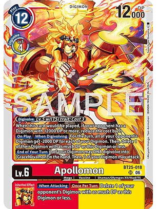 BT25-018 SR Apollomon