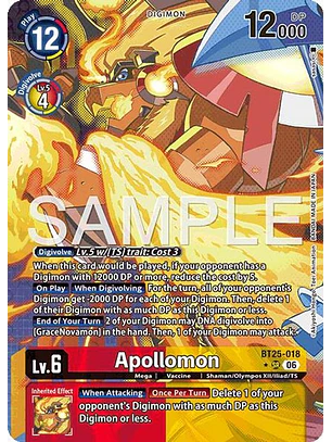 BT25-018 (Alternate Art) Apollomon
