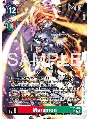 BT25-020 SR Marsmon