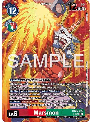 BT25-020 (Alternate Art) Marsmon