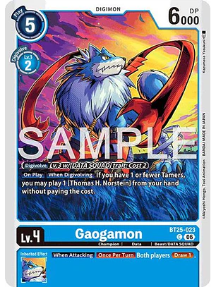 BT25-023 C Gaogamon
