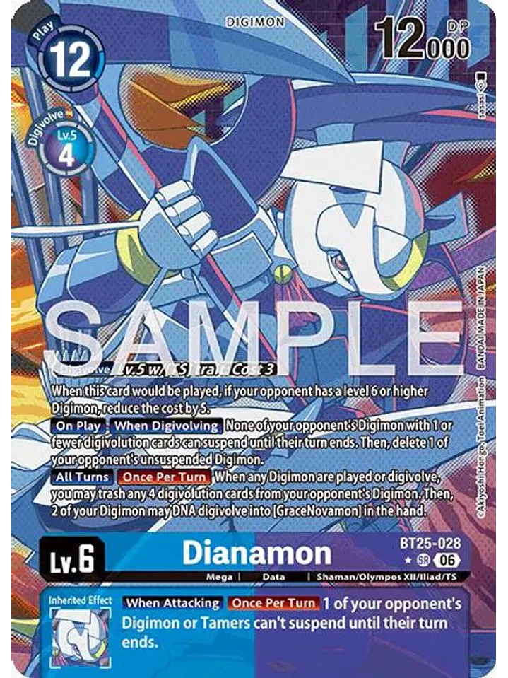 BT25-028 (Alternate Art) Dianamon 1