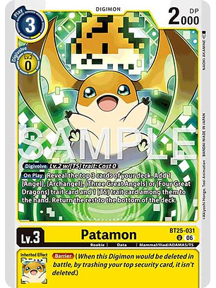 BT25-031 U Patamon