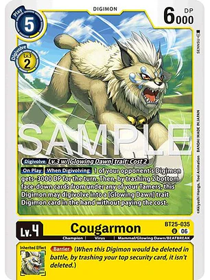 BT25-035 U Cougarmon