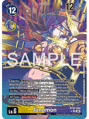 BT25-044 (Alternate Art) Junomon