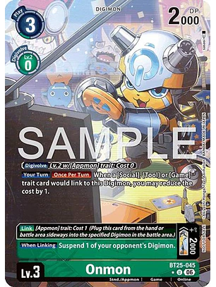 BT25-045 (Alternate Art) Onmon