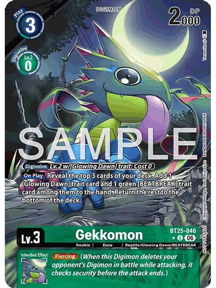 BT25-046 (Alternate Art) Gekkomon 1