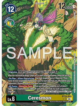 BT25-059 (Alternate Art) Ceresmon