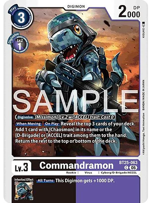 BT25-063 C Commandramon