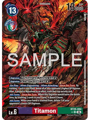 BT25-084 (Alternate Art) Titamon