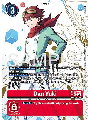 BT25-086 (Alternate Art) Dan Yuki