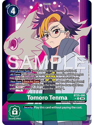 BT25-090 (Alternate Art) Tomoro Tenma