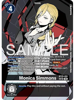 BT25-091 (Special Rare) Monica Simmons