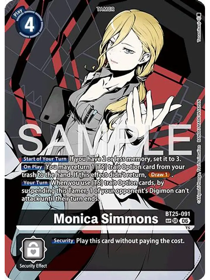 BT25-091 (Special Rare) Monica Simmons 1