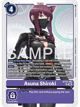 BT25-092 SR Asuna Shiroki