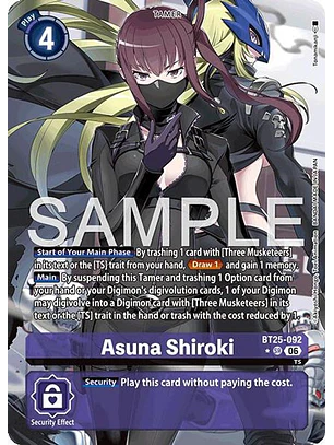 BT25-092 (Alternate Art) Asuna Shiroki