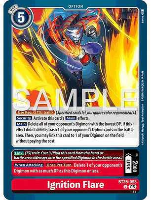 BT25-093 U Ignition Flare